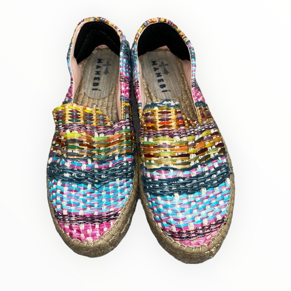 Manebi Multi Color Espadrilles/Size 40